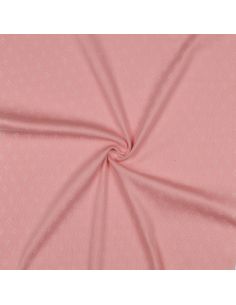 Pointelle gebreide jersey stof - Roze 2