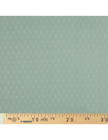 Pointelle gebreide jersey stof - Mintgroen