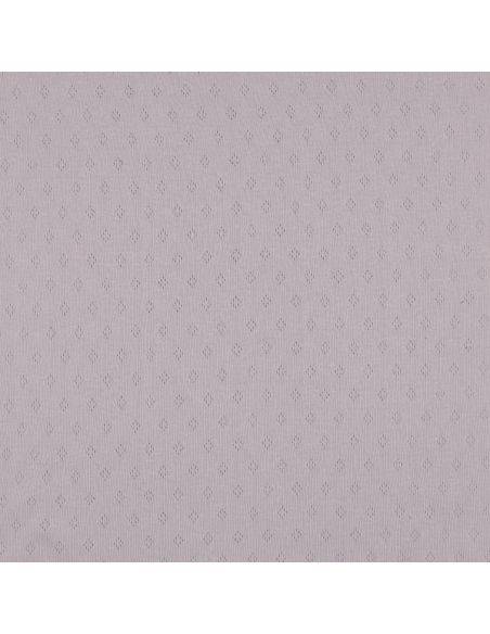 Pointelle gebreide jersey stof - Lila