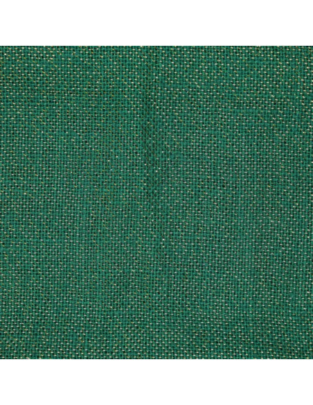 Lurex jute stof - Groen