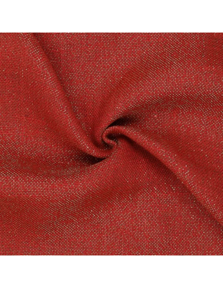 Lurex jute - Rood