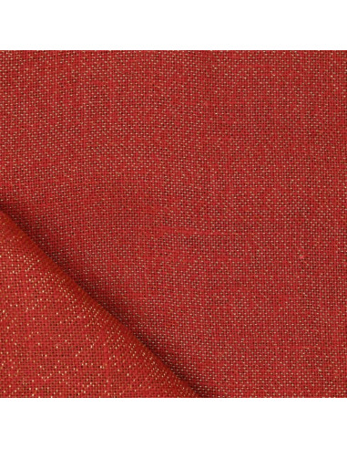 Lurex jute - Rood