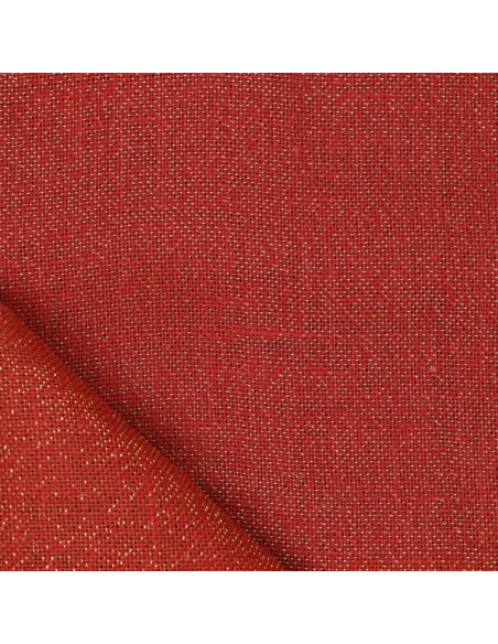 Lurex jute - Rood