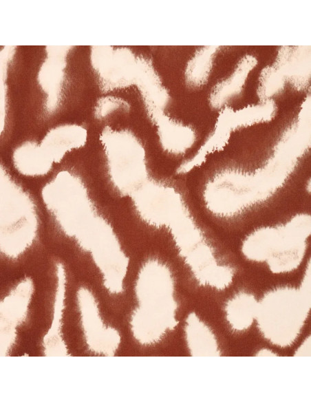 Stretch viscose satijnstof - Dierlijk