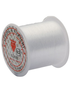 Plastic pareldraad 0,20 mm - Transparant