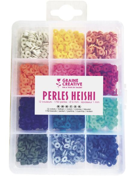 Doos met 1750 Heishi-kralen - Trendy