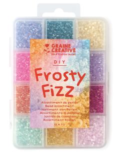Set van 12 kleuren rocailles kralen van 2 mm - Frosty Fizz