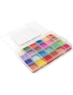Set van 24 kleuren rocailles kralen van 2 mm - Rainbow Gelato 2