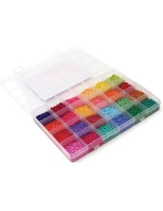 Set van 24 kleuren rocailles kralen van 2 mm - Sorbet Night Fever 2