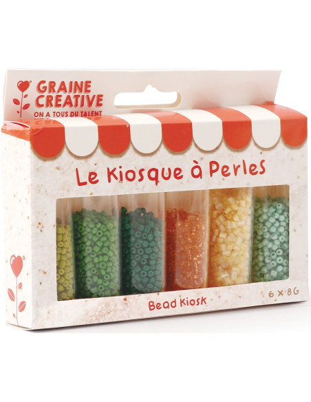 De kraamparel 6 kleuren rocailles kralen 2 mm - Jungle