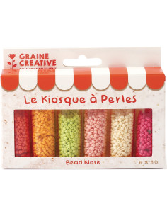 De kraamparel 6 kleuren rocailles kralen 2 mm - Smoothie bowl 2