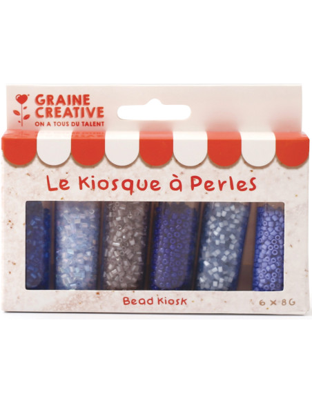 De kraamparel 6 kleuren rocailles kralen 2 mm - Storm