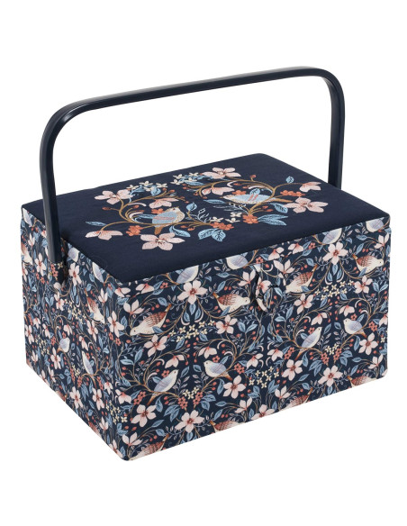 Naaidoos met borduurwerk - Vogels in bloemen