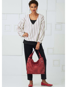 Top, rok en broek patroon - Vogue 9286 2