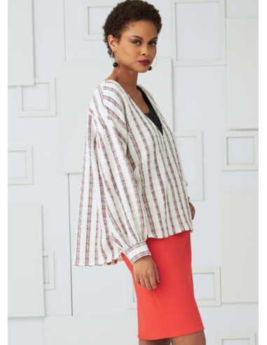 Top, rok en broek patroon - Vogue 9286