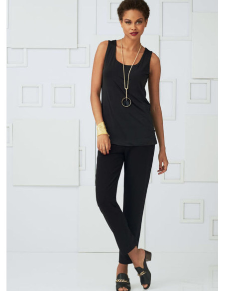 Top, rok en broek patroon - Vogue 9286