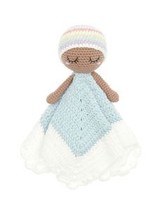 Haakpakket knuffeldeken - Pastel regenboog