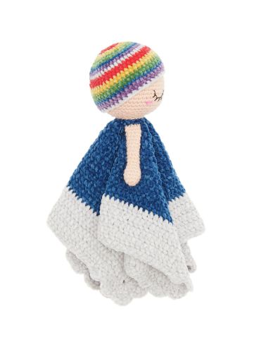 Haakpakket knuffeldeken - Regenboog