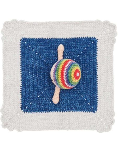 Haakpakket knuffeldeken - Regenboog