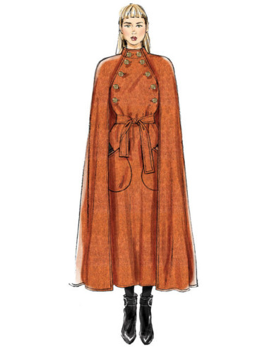 Cape- en riempatroon - Vogue 9288
