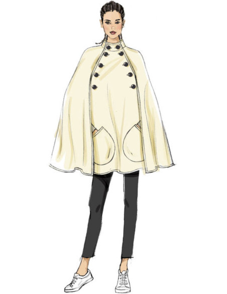 Cape- en riempatroon - Vogue 9288