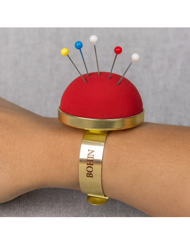 Bohin speldenarmband - Rood