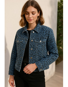 Denim jeans stof - Dier 2