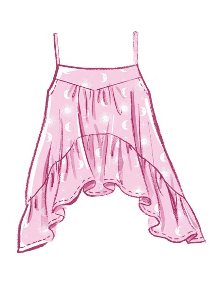 Patroon voor top, short en broek - McCall's 8587