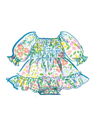 Patroon voor romper en jurk - McCall's 8591