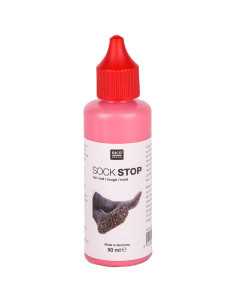 Antislip latexfles voor sokken - Rood