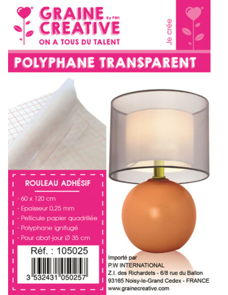 Transparante geruite polyphane plakfolie