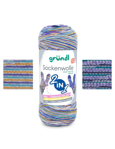 Hot Socks kleur Gründl sokkenwol