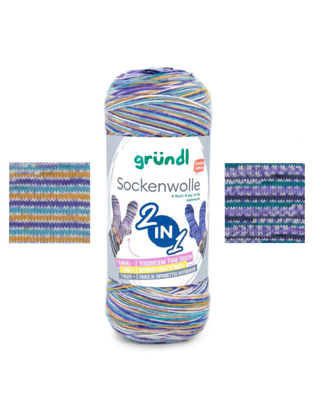 Hot Socks kleur Gründl sokkenwol