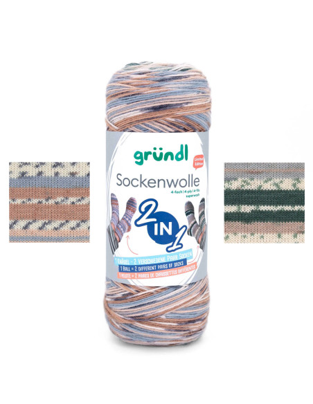 Hot Socks kleur Gründl sokkenwol