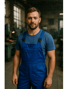 Werkdoekstof - Koninklijk blauw 2