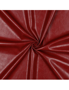Glanzende stretch imitatiestof voor kleding - Rood