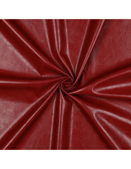 Glanzende stretch imitatiestof voor kleding - Rood