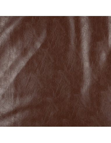Glanzende stretch imitatiestof voor kleding - Bruin