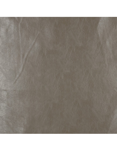 Glanzende stretch imitatiestof voor kleding - Taupe