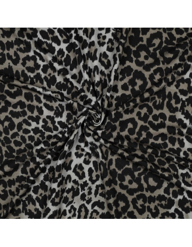 Viscose jersey stof - Luipaard