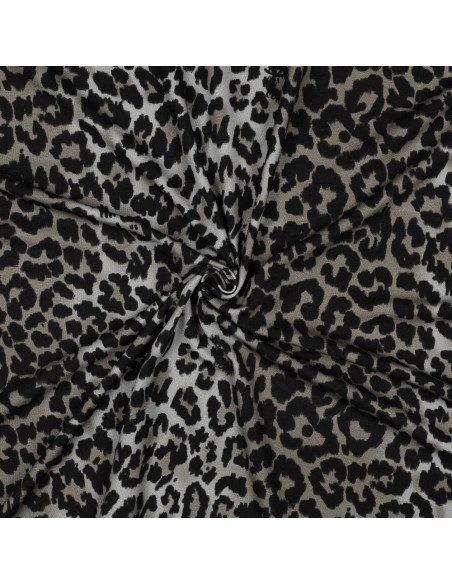 Viscose jersey stof - Luipaard