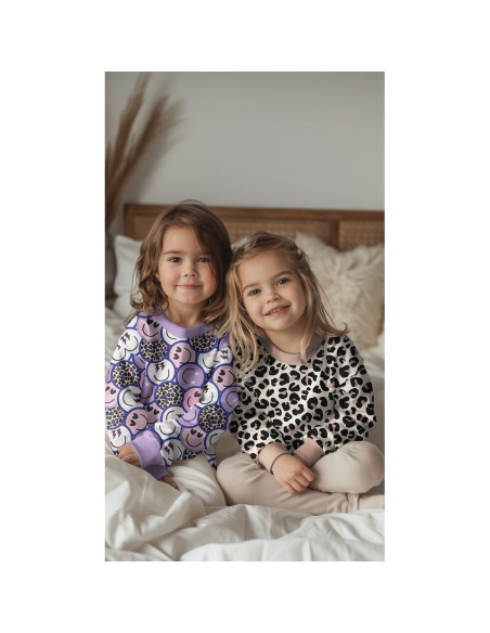 Katoenen jersey stof - Wild