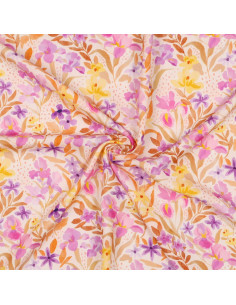 Viscose stof - Bloemen