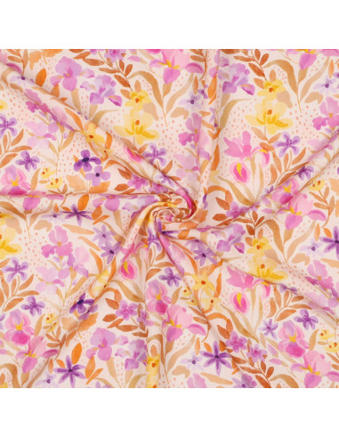 Viscose stof - Bloemen