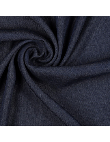 Tencel denim stof - Donkerblauw