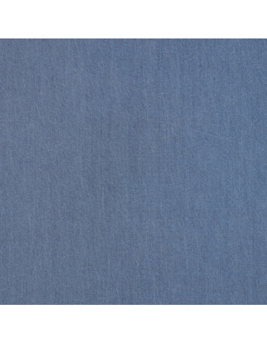 Tencel denim stof - Middelblauw