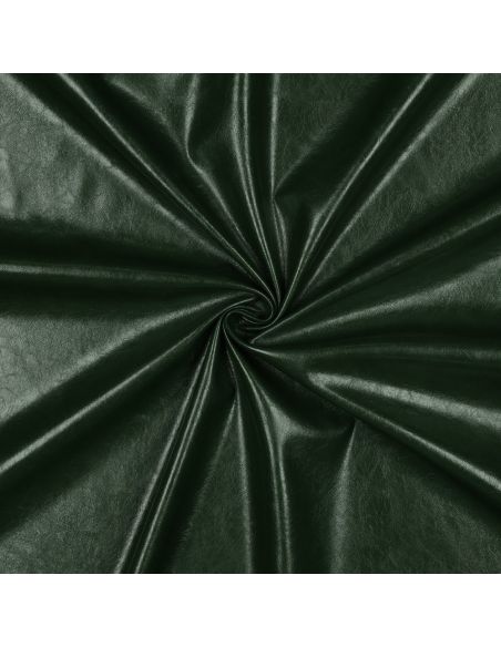 Glanzende stretch imitatiestof voor kleding - Engels groen