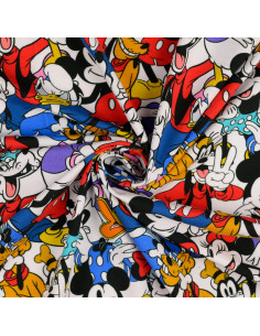 Disney jersey stof - Mickey en zijn vrienden 2