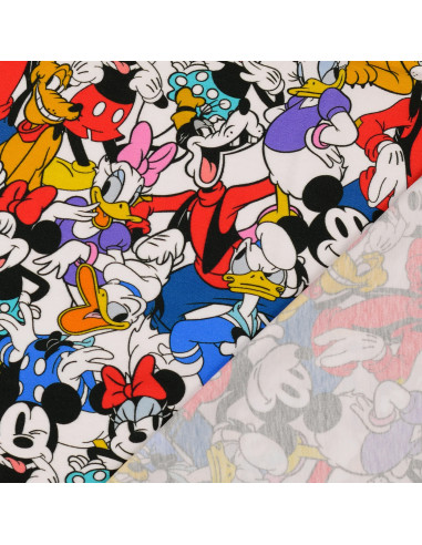 Disney jersey stof - Mickey en zijn vrienden