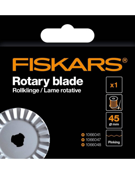 Fiskars roterend mes zigzag Ø45 mm
